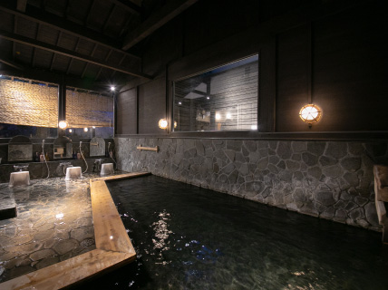 A huge reserved private bath